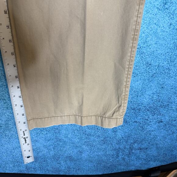 Lucky Brand Men’s Jeans Size 34 Tan Khaki Straight Leg Pants Fits 34x31 - Picture 7 of 16